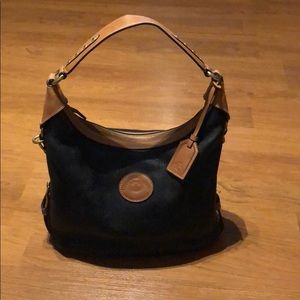 Leather Ghurka shoulder bag